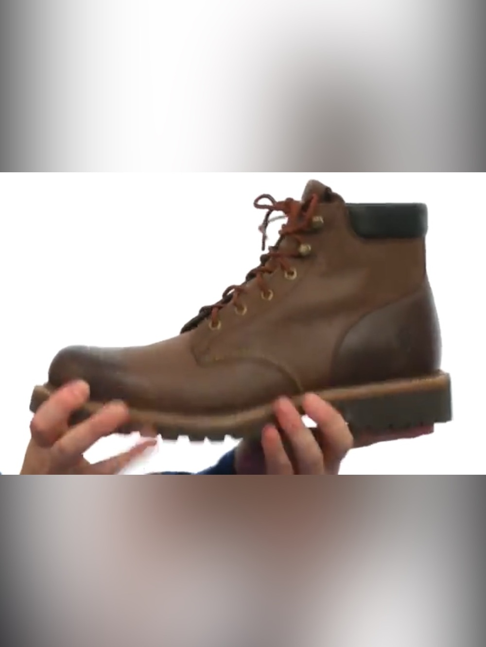 Frye Men's Dakota Brown Leather Lace-Up Work Boots size 11